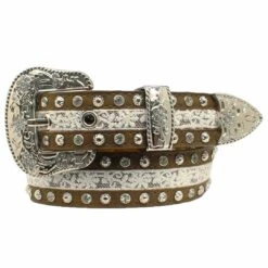 3D Girls' Angel Ranch Lace Inlay Belt