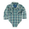 Resistol Baby Boys' Uptmore Plaid Onesie -Wrangler || Schleich || ROPER Shop 5c505c2d8f2fd736ef169a63995c7394