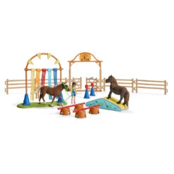 Schleich Pony Agility Training Toy Set