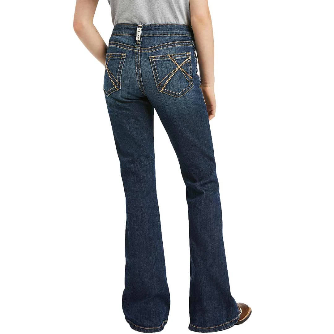 Ariat Girls' R.E.A.L. Vicky Flare Leg Jeans 3 Ariat Girls' R.E.A.L. Vicky Flare Leg Jeans
