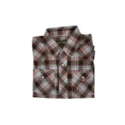 Cowboy Collection Boys' Plaid Snap Shirt -Wrangler || Schleich || ROPER Shop CCB BPL 2023 FLD