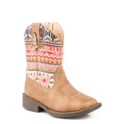 Roper Toddler Girls' Vintage Azeka Cowgirl Boots -Wrangler || Schleich || ROPER Shop KAR 91712262032