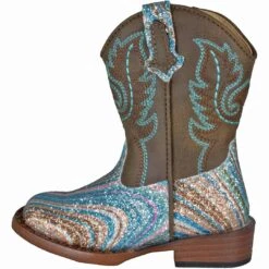 Roper Toddler Girls' Swirly Glitter Vamp Cowgirl Boots -Wrangler || Schleich || ROPER Shop KAR 91719012923 1