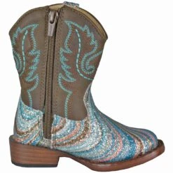 Roper Toddler Girls' Swirly Glitter Vamp Cowgirl Boots -Wrangler || Schleich || ROPER Shop KAR 91719012923 3