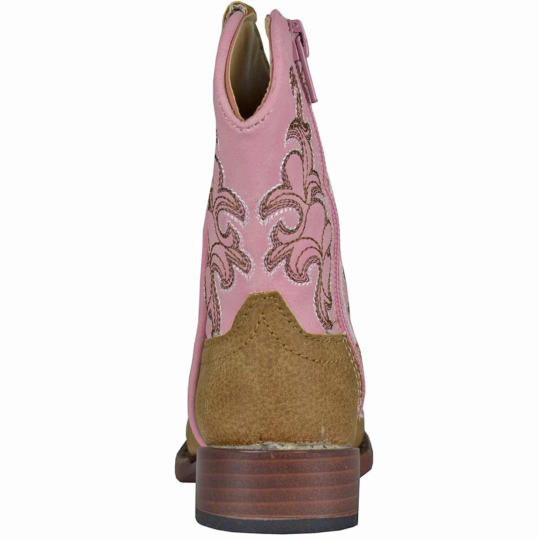 Roper Toddler Girls' Pink Shaft Cowgirl Boots 6 Roper Toddler Girls' Pink Shaft Cowgirl Boots - Image 4