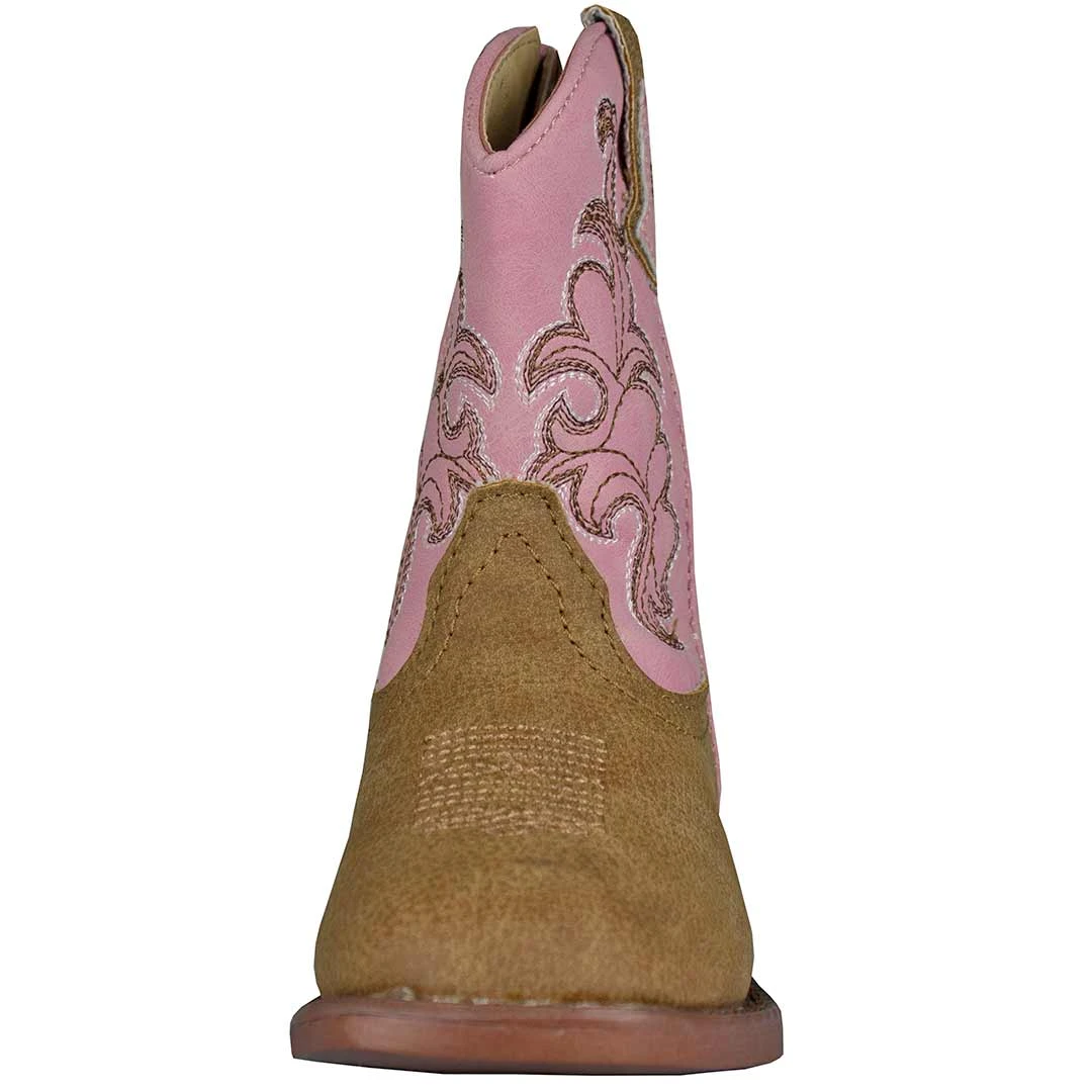 Roper Toddler Girls' Pink Shaft Cowgirl Boots 7 Roper Toddler Girls' Pink Shaft Cowgirl Boots - Image 5