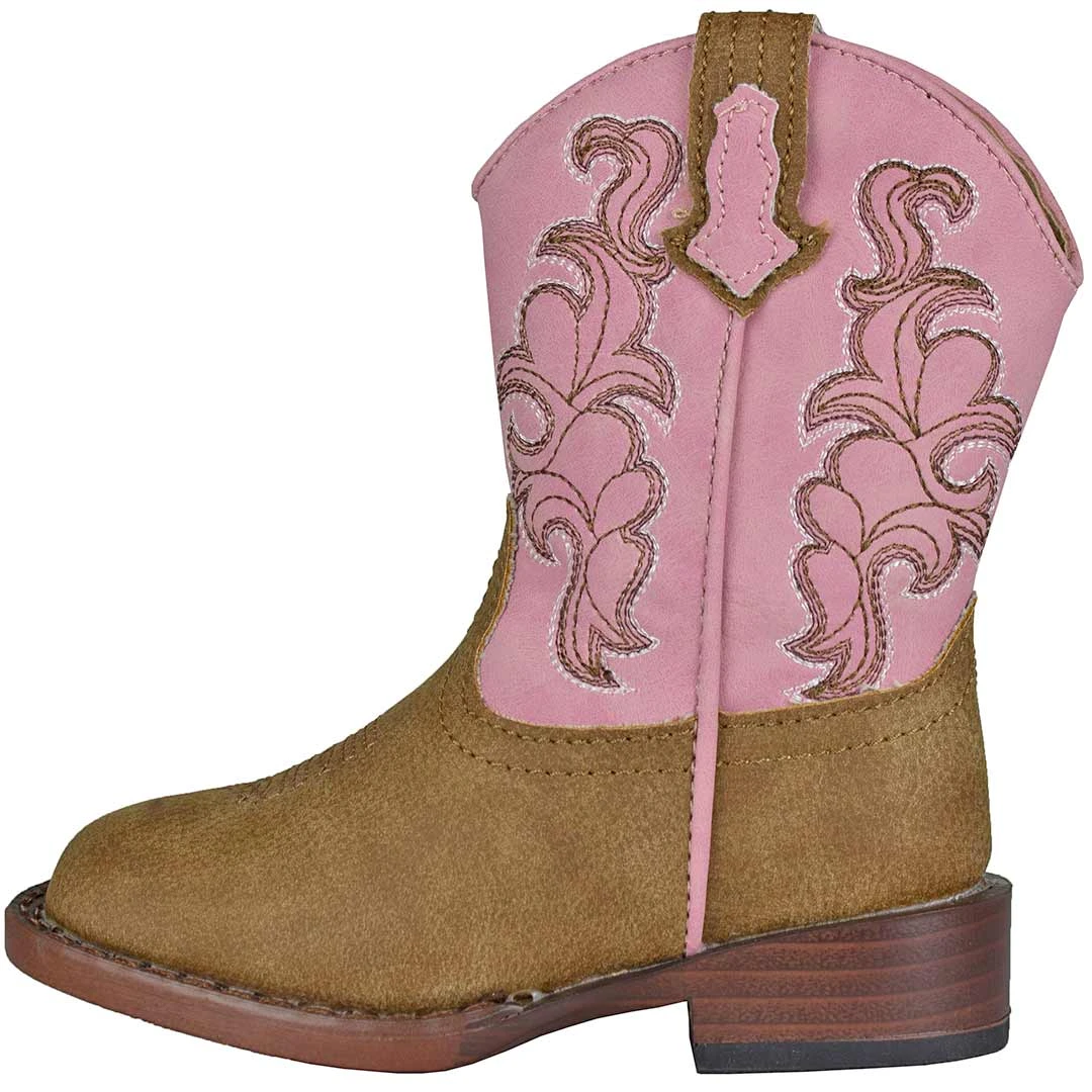 Roper Toddler Girls' Pink Shaft Cowgirl Boots 4 Roper Toddler Girls' Pink Shaft Cowgirl Boots - Image 2