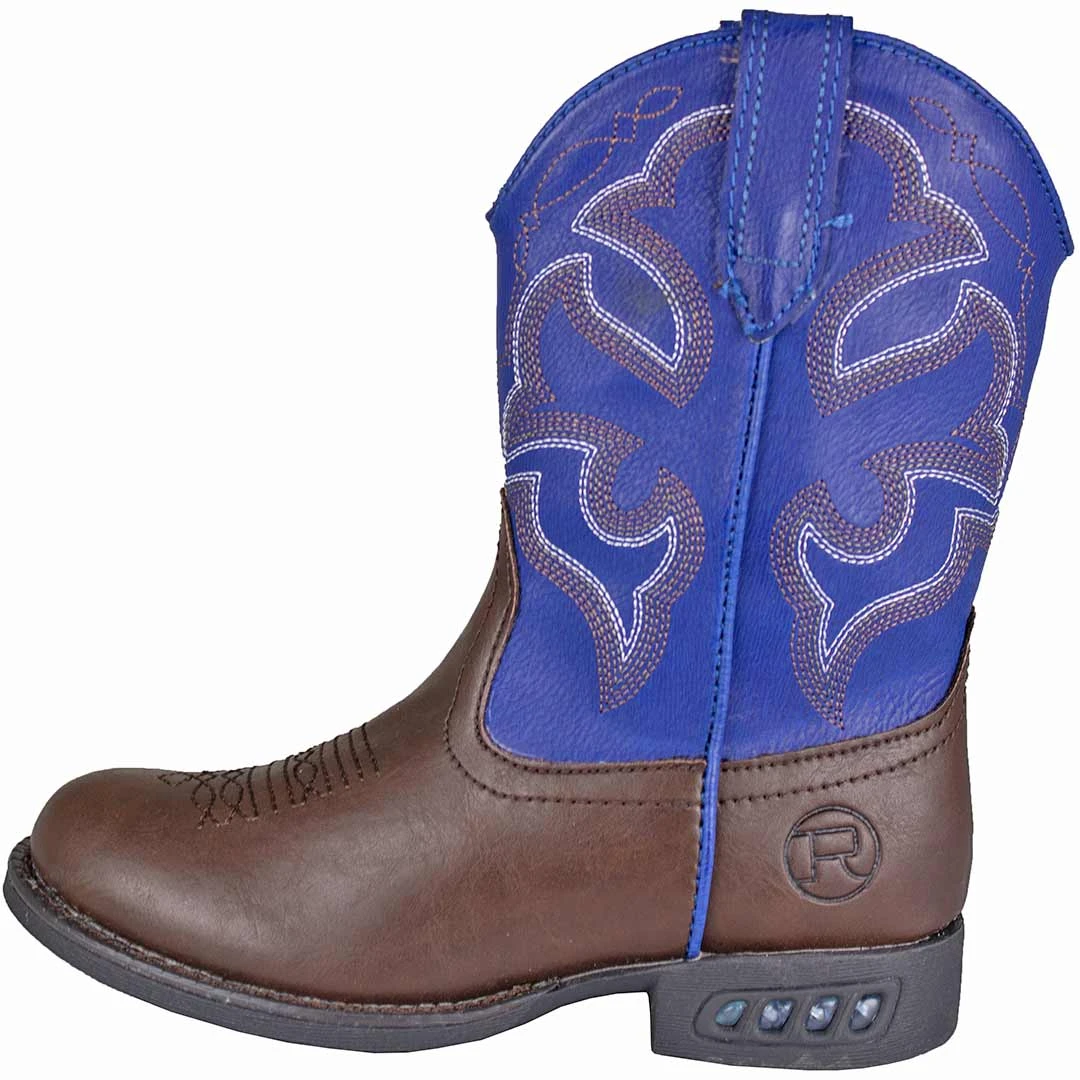 Roper Boys' Lighting Round Toe Light Up Cowboy Boots 5 Roper Boys' Lighting Round Toe Light Up Cowboy Boots - Image 3