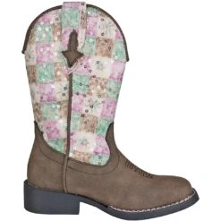 Roper Girls' Floral Shine Square Toe Cowgirl Boots -Wrangler || Schleich || ROPER Shop KAR 91812262046 1