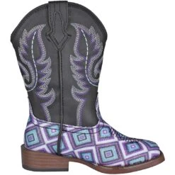 Roper Girls' Glitter Diamonds Square Toe Cowgirl Boots -Wrangler || Schleich || ROPER Shop KAR 91819011523 1