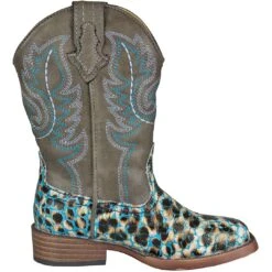 Roper Girls' Glitter Leopard Square Toe Cowgirl Boots 13 Roper Girls' Glitter Leopard Square Toe Cowgirl Boots -Wrangler || Schleich || ROPER Shop KAR 91819012562 1