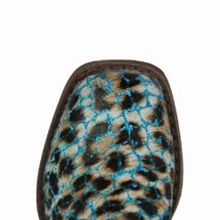 Roper Girls' Glitter Leopard Square Toe Cowgirl Boots 16 Roper Girls' Glitter Leopard Square Toe Cowgirl Boots -Wrangler || Schleich || ROPER Shop KAR 91819012562 4