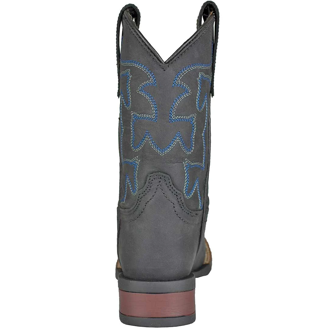Roper Kids' Cowhide Square Toe Cowboy Boots 7 Roper Kids' Cowhide Square Toe Cowboy Boots - Image 5