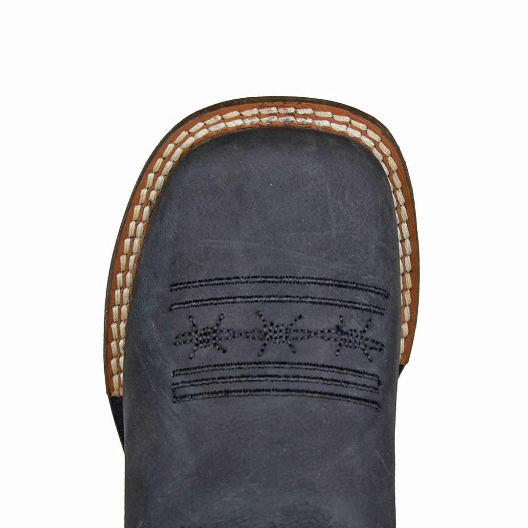 Roper Kids' Cowhide Square Toe Cowboy Boots 9 Roper Kids' Cowhide Square Toe Cowboy Boots - Image 7