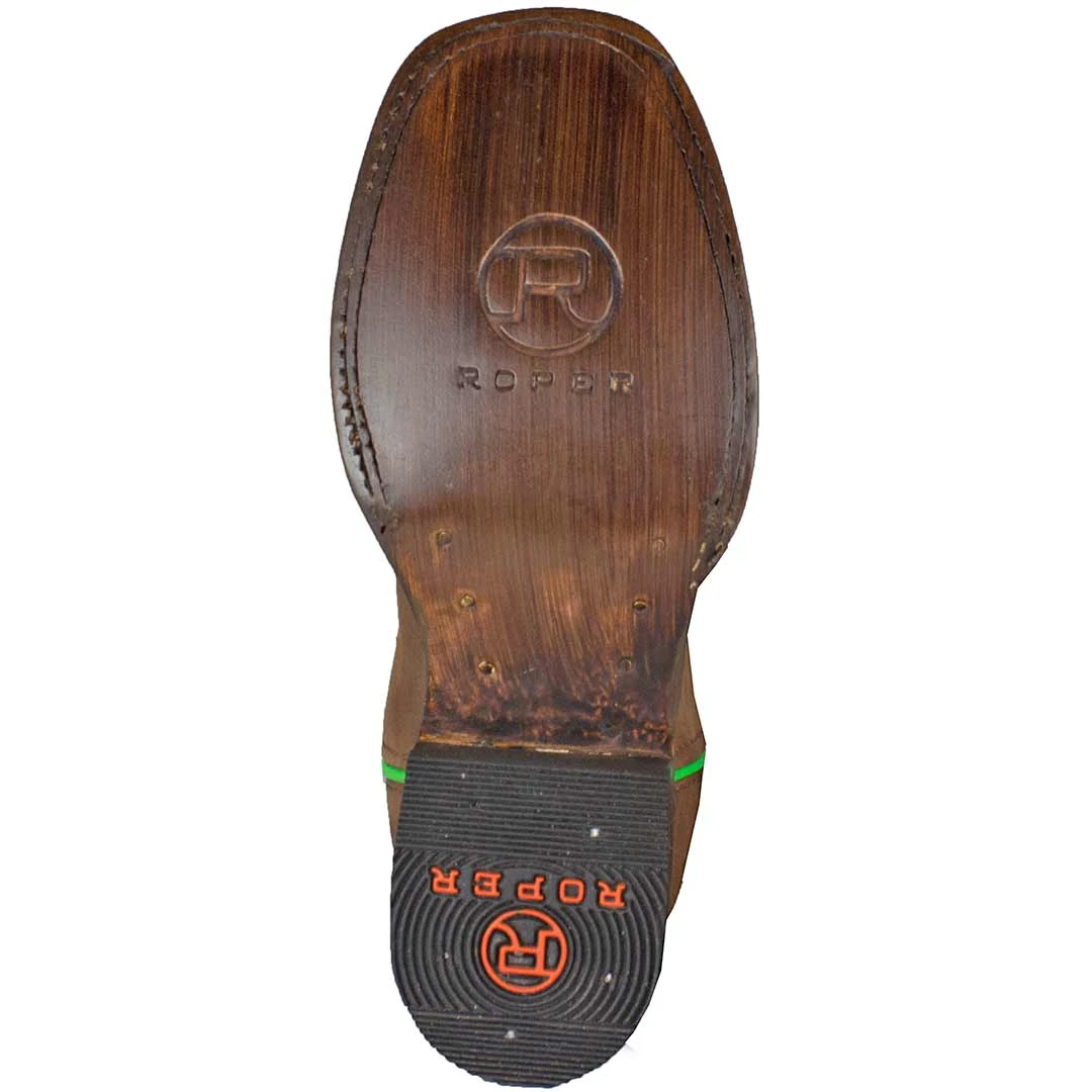 Roper Boys' Pixel Print Shaft Cowboy Boots 8 Roper Boys' Pixel Print Shaft Cowboy Boots - Image 7