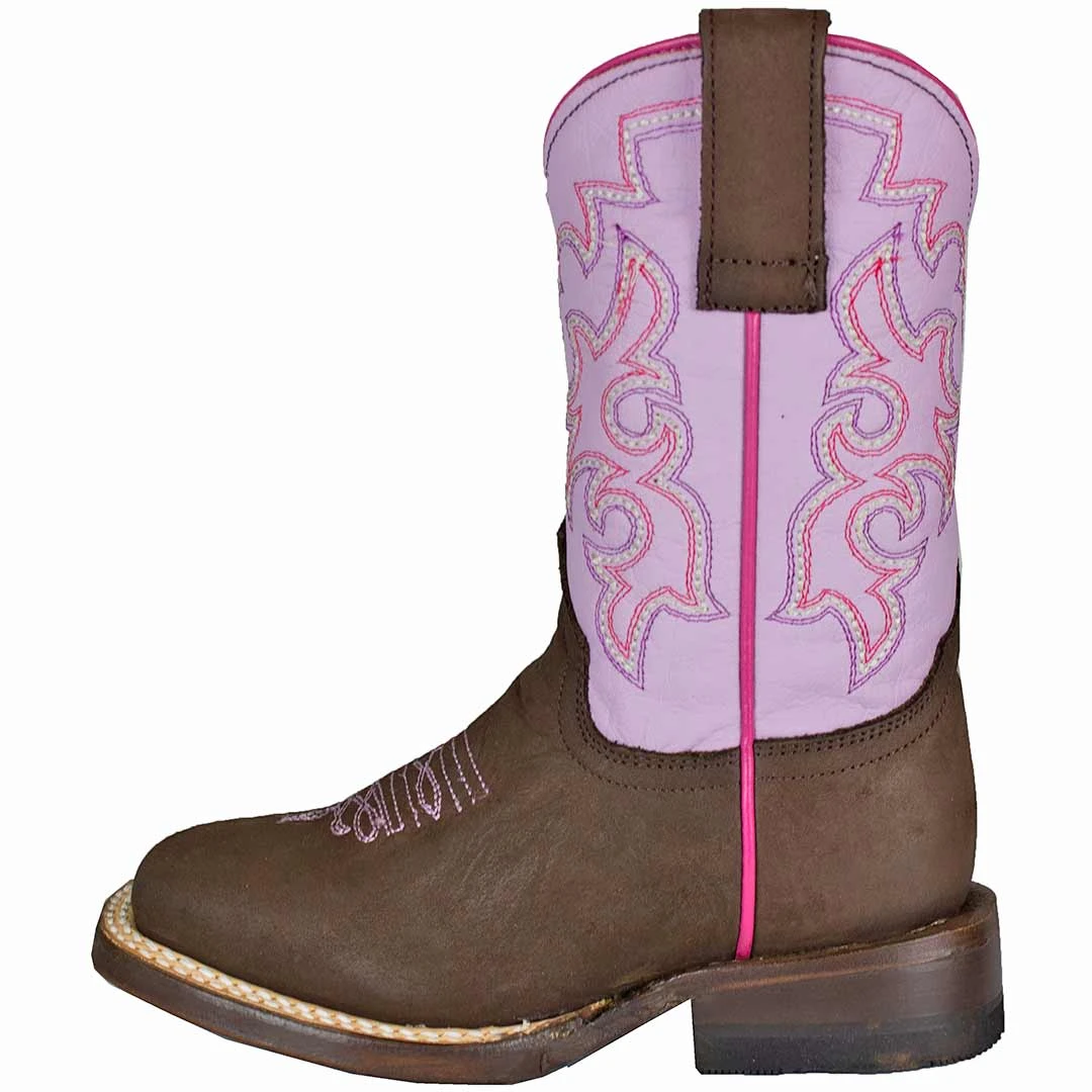 Roper Girls' Pink Shaft Cowgirl Boots 4 Roper Girls' Pink Shaft Cowgirl Boots - Image 2