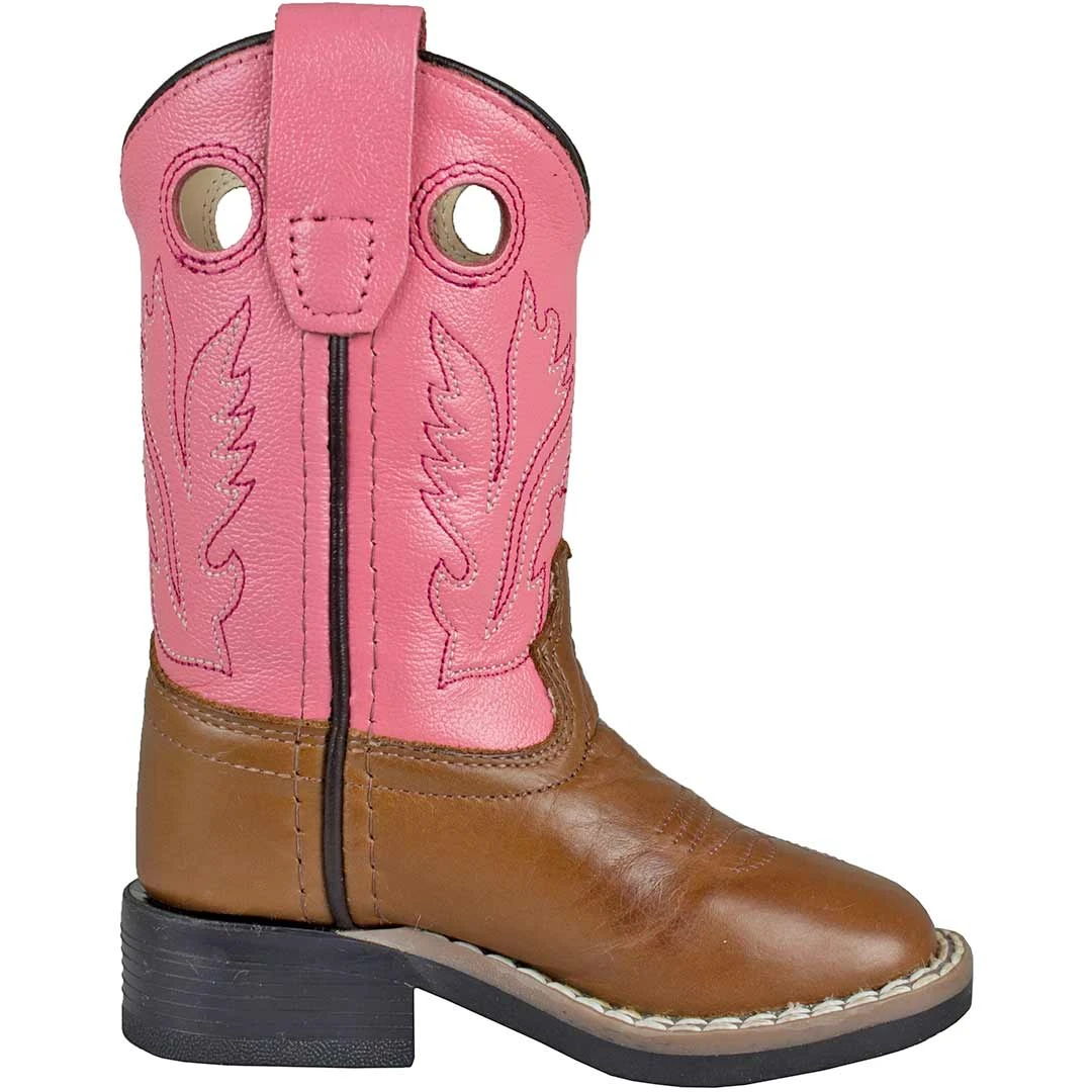 Old West Toddler Girls' Square Toe Cowgirl Boots 5 Old West Toddler Girls' Square Toe Cowgirl Boots - Image 3