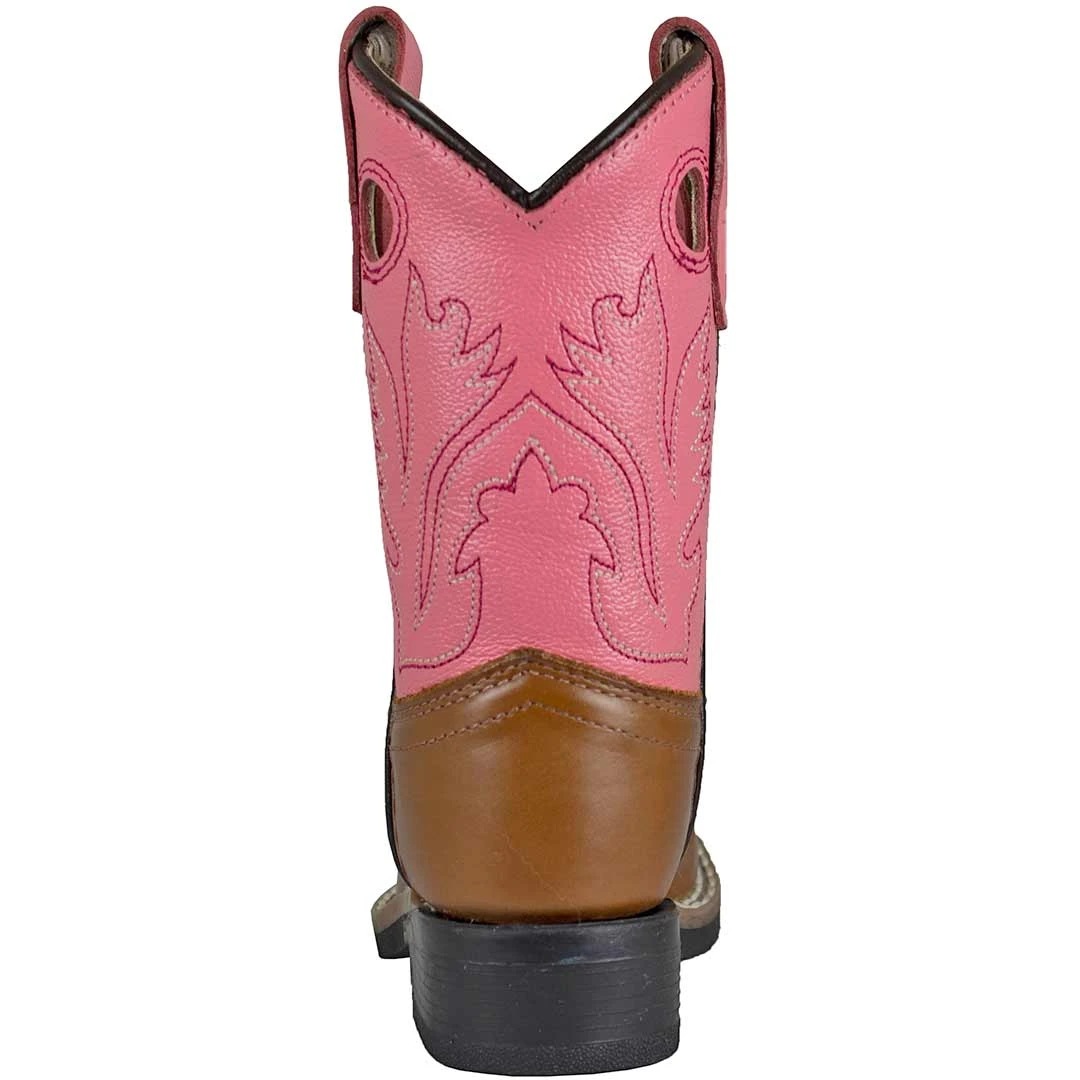 Old West Toddler Girls' Square Toe Cowgirl Boots 6 Old West Toddler Girls' Square Toe Cowgirl Boots - Image 4