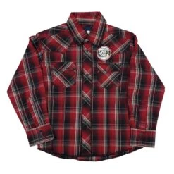 Wrangler Boys' Plaid Snap Shirt