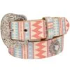 Angel Ranch Girls' Glitter Aztec Belt -Wrangler || Schleich || ROPER Shop angel ranch girls glitter aztec belt