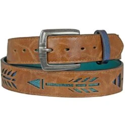 Catchfly Girls' Arrow Cut-out Leather Belt