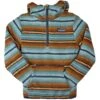Cinch Boys' Blanket Stripe Sherpa 1/2 Zip Hoodie -Wrangler || Schleich || ROPER Shop cinch boys blanket stripe sherpa 1 2 zip hoodie