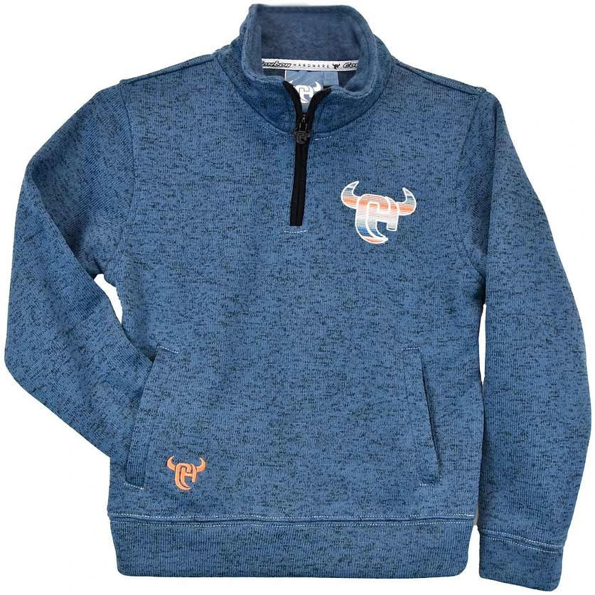 Cowboy Hardware Boys' 1/4 Zip Knit Pullover 3 Cowboy Hardware Boys' 1/4 Zip Knit Pullover