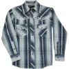 Cowboy Hardware Boys' Plaid Barbed Wire Snap Shirt -Wrangler || Schleich || ROPER Shop cowboy hardware boys plaid barbed wire snap shirt