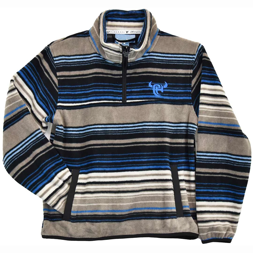Cowboy Hardware Toddler Boys' Stripe 1/4 Zip Fleece Pullover 3 Cowboy Hardware Toddler Boys' Stripe 1/4 Zip Fleece Pullover