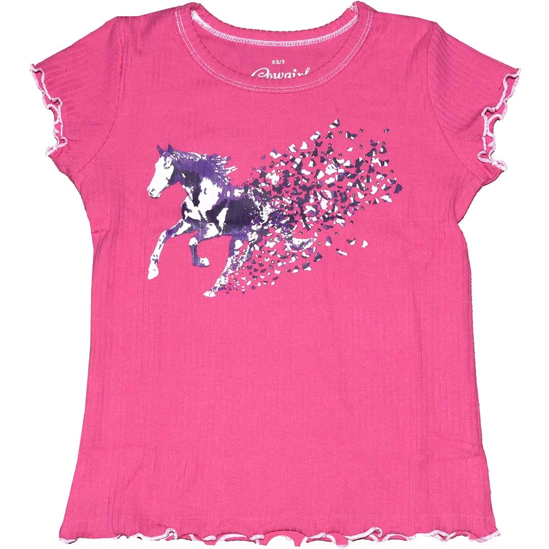 Cowgirl Hardware Toddler Girls' Butterfly Horse T-Shirt 4 Cowgirl Hardware Toddler Girls' Butterfly Horse T-Shirt - Image 2
