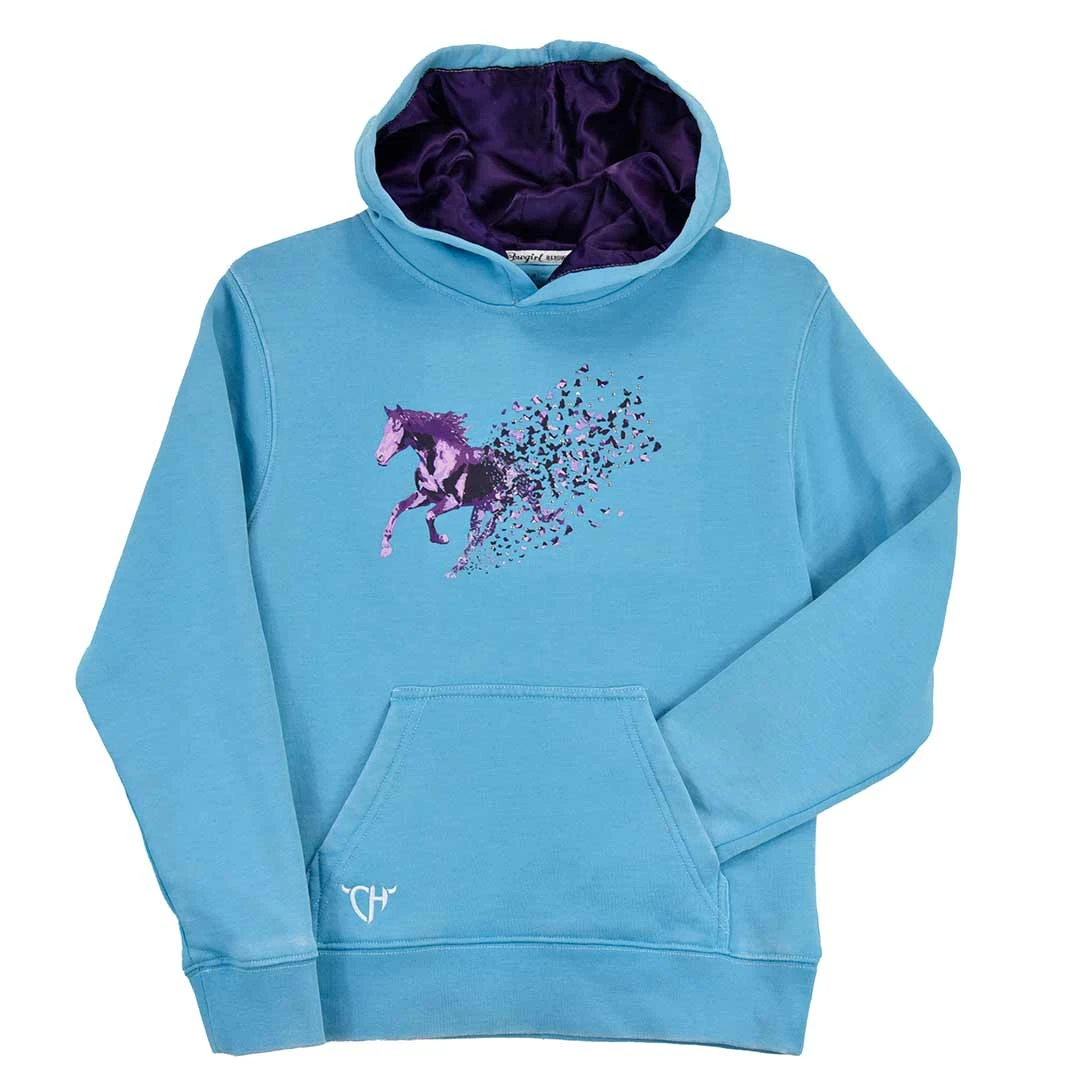 Cowgirl Hardware Toddler Girls' Horse Graphic Hoodie 3 Cowgirl Hardware Toddler Girls' Horse Graphic Hoodie