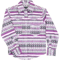 Cowgirl Hardware Toddler Girls' Southwest Print Snap Shirt