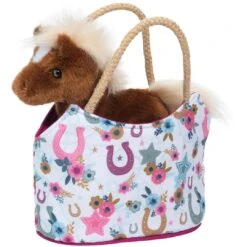 Douglas Toys Boho Horseshoe Sassy Sak With Horse