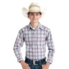 Rough Stock Grey & Red Plaid Boys' Shirt -Wrangler || Schleich || ROPER Shop e67924edbeedc80bc971e042d699b11b