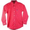 Cinch Boys' Diamond Print Button-Down Shirt 1 Cinch Boys' Diamond Print Button-Down Shirt -Wrangler || Schleich || ROPER Shop img18467 cinch boys diamond print button down shirt
