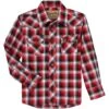 Wrangler Boys' Sawtooth Pocket Plaid Snap Shirt -Wrangler || Schleich || ROPER Shop img18559 wrangler boys sawtooth pocket plaid snap shirt
