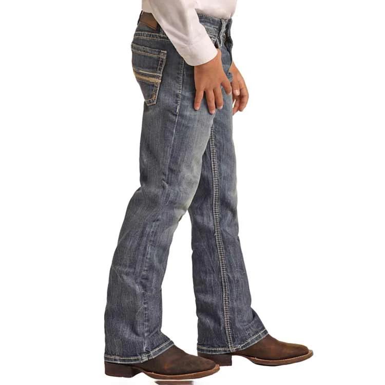 Rock & Roll Denim Boys' BB Gun Bootcut Jeans 4 Rock & Roll Denim Boys' BB Gun Bootcut Jeans - Image 2