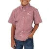 Wrangler Boy's Short Sleeve Print Button-Down Shirt -Wrangler || Schleich || ROPER Shop img38927 wrangler boy s short sleeve print button down shirt