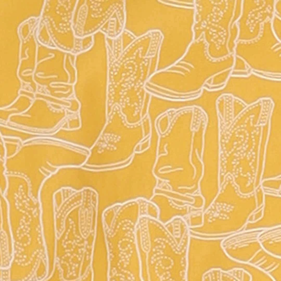 Wrangler Girls' Boot Print Peasant Dress 4 Wrangler Girls' Boot Print Peasant Dress - Image 2