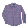 Cowgirl Hardware Girls' Plaid Snap Shirt