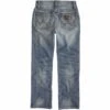 Wrangler Boys' Retro Slim Straight Leg Jeans (1-7) -Wrangler || Schleich || ROPER Shop img64108 wrangler boy s retro slim straight leg jeans