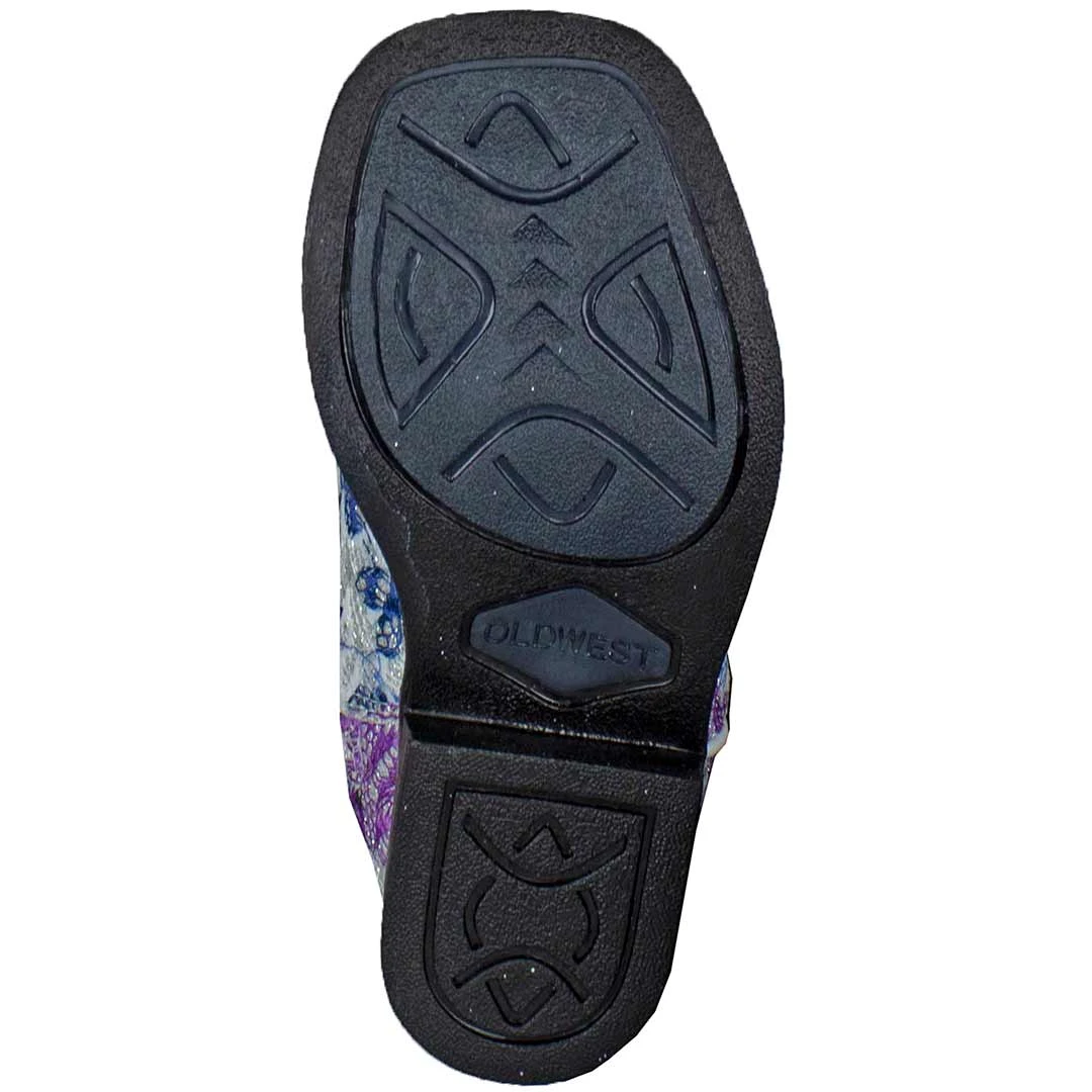 Old West Toddler Girls' Floral Bling Cowgirl Boots 9 Old West Toddler Girls' Floral Bling Cowgirl Boots - Image 7