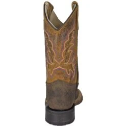 Old West Kids' Distressed Vamp Cowboy Boots -Wrangler || Schleich || ROPER Shop img78216 old west kids distressed vamp cowboy boots