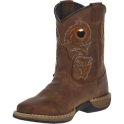 Dan Post Kids' Storms Eye Jr Leather Cowboy Boots