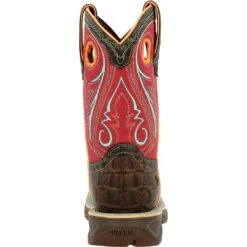 Durango Lil' Rebel Kids' Gator Embossed Cowboy Boots -Wrangler || Schleich || ROPER Shop img84038 durango lil rebel kids gator embossed cowboy boots