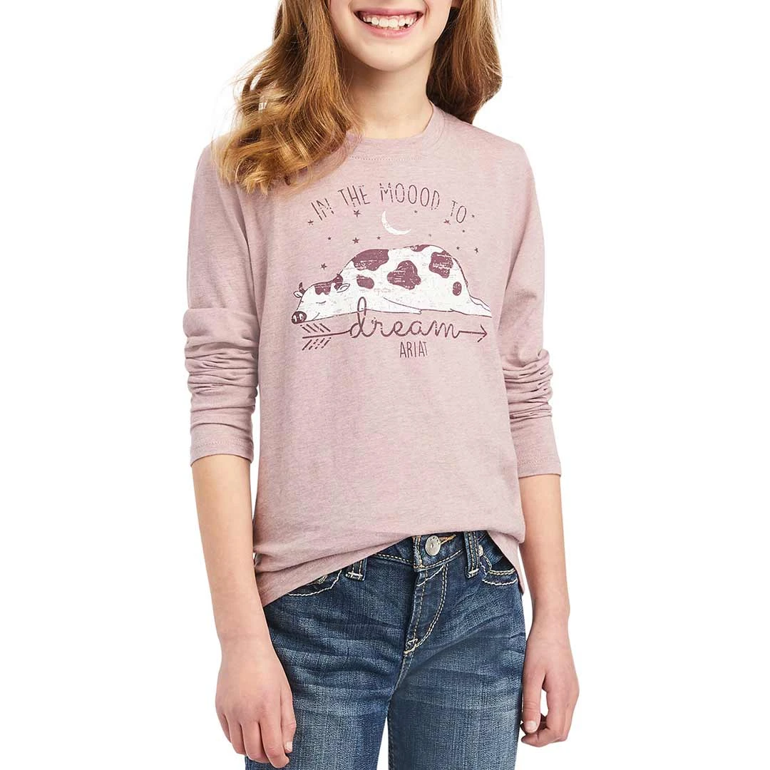 Ariat Girls' REAL Dreamin Mood T-Shirt 3 Ariat Girls' REAL Dreamin Mood T-Shirt