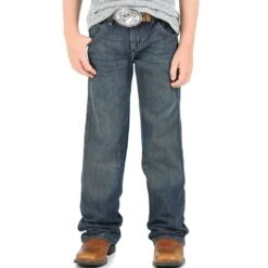 Wrangler Boys' Retro Bootcut Jeans (1-7) 7 Wrangler Boys' Retro Bootcut Jeans (1-7) -Wrangler || Schleich || ROPER Shop img94589 wrangler boys retro bootcut jeans 1 7