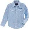 Wrangler Boys' Logo Button-Down Shirt -Wrangler || Schleich || ROPER Shop img94974 wrangler boys logo button down shirt