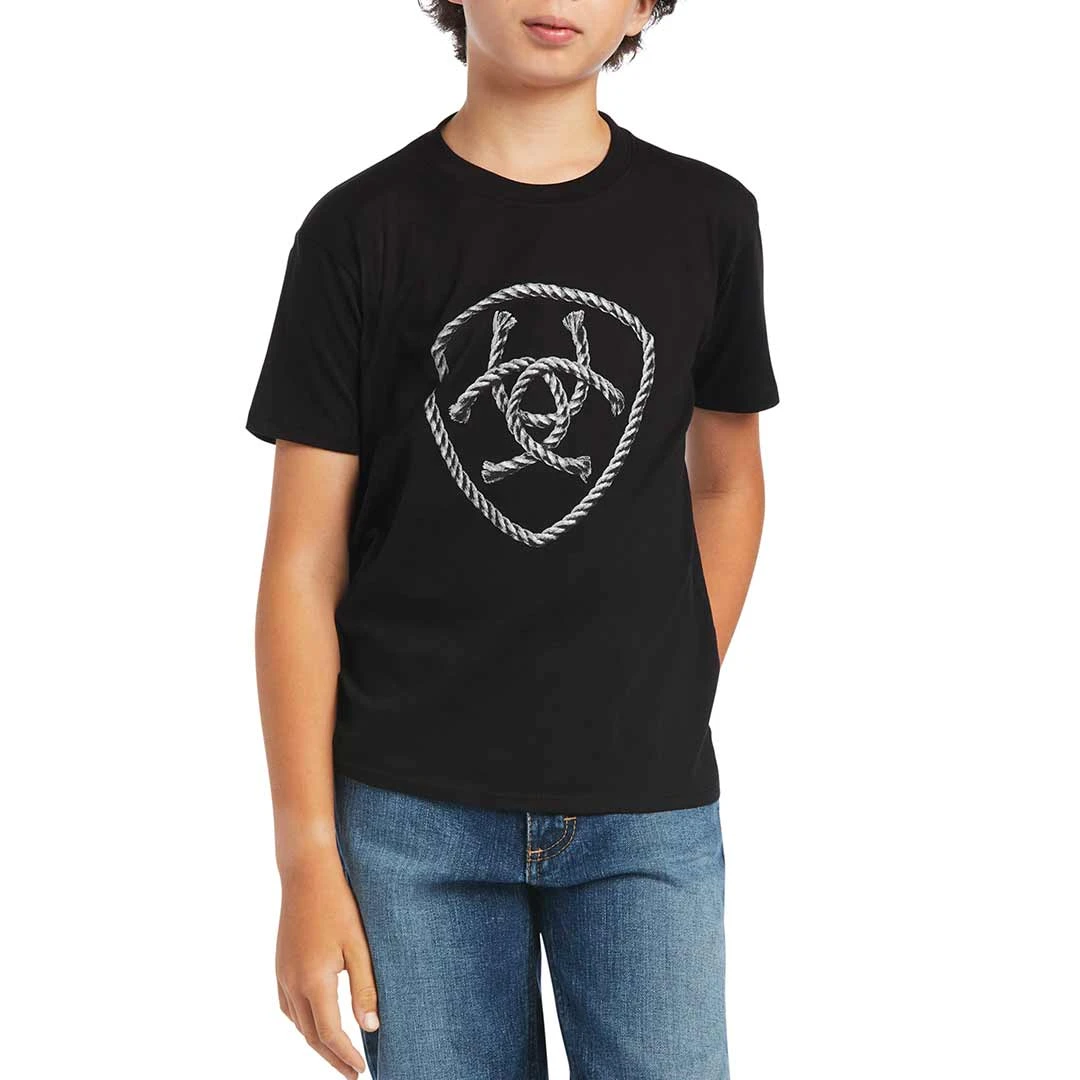 Ariat Boys' Rope Shield Graphic T-Shirt 3 Ariat Boys' Rope Shield Graphic T-Shirt