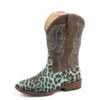 Roper Girls' Glitter Leopard Square Toe Cowgirl Boots -Wrangler || Schleich || ROPER Shop kar 91819012562 m